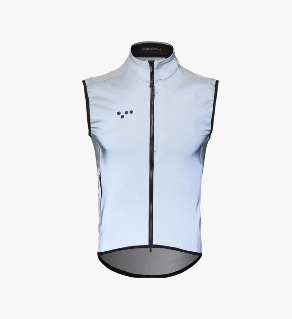 Elevate Men’s RideFlash Cycling Gilet Vest - Reflective High Vis Safety Kit