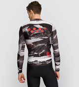 Photo of Archive Mens Cycling Long Sleeve Jersey Monochrome back, best, bike, fit, day, road, moisture wicking, form fitting