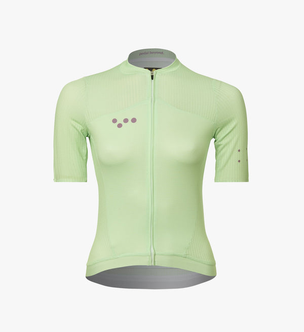Wasabi Women's Cycling Air Jersey: Advanced breathability and moisture-wicking for summer cycling comfort