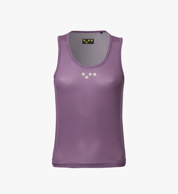 Mauve Women's Air Cycling Base Layer: Lightweight, breathable mesh fabric for cool, dry rides