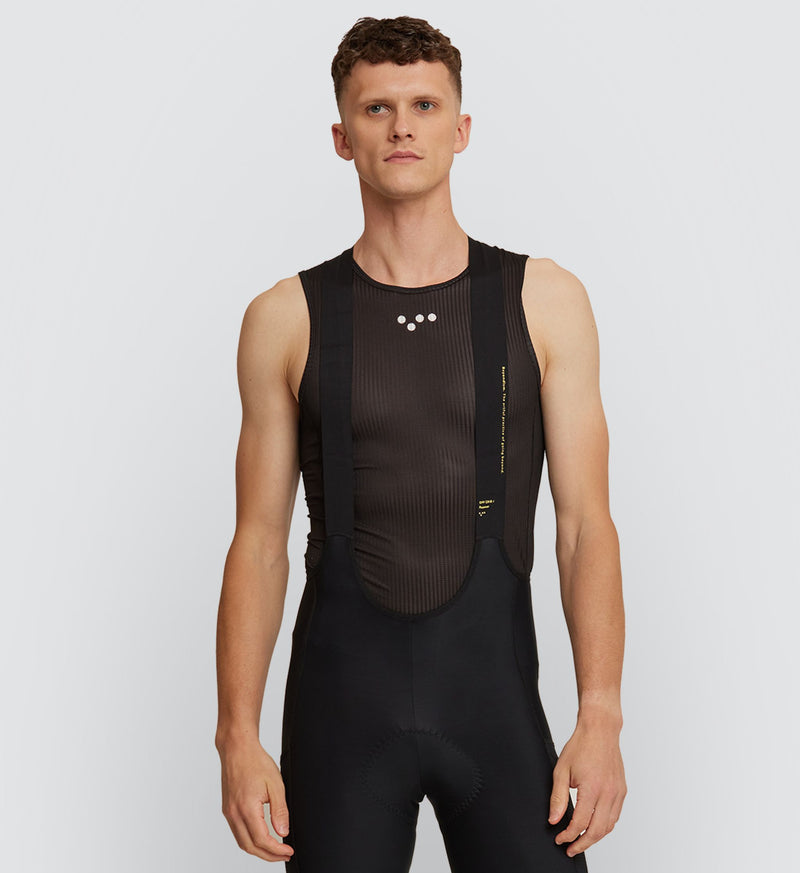 Best fit day pad comfort bike, Off Grid Men’s Roamer Bib Short - Black, moisture-wicking with padded road straps.