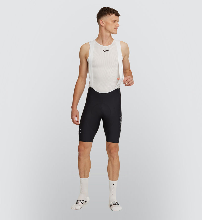 Photo of Essentials / Men's SuperFIT 2.0 Bib Short - Black, best, day, pad, comfort, bike, moisture wicking, padded, road, straps