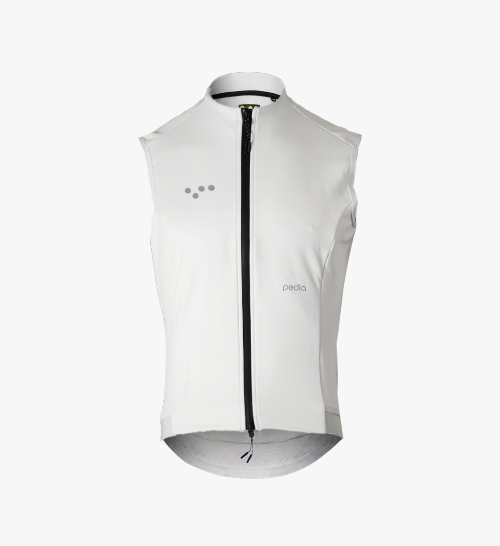 Dots Men's Thermal cycling gilet Porcelain white waterproof – The