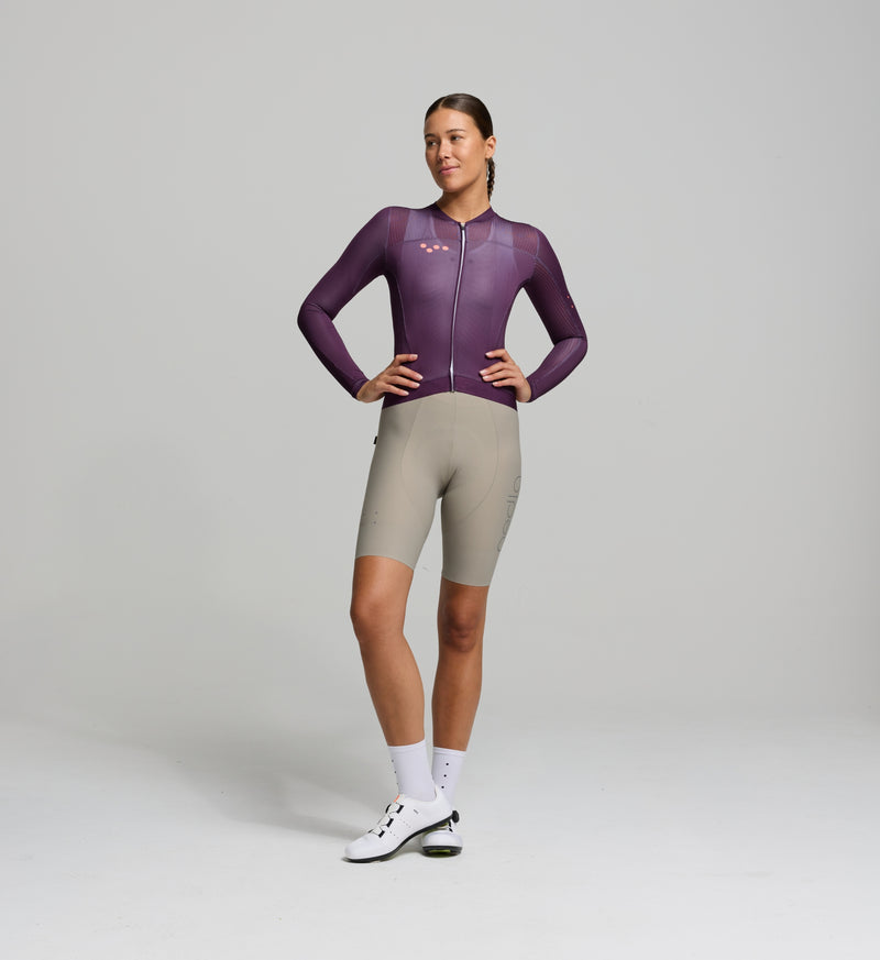 Essentials / Women's Air LS Jersey - Aubergine