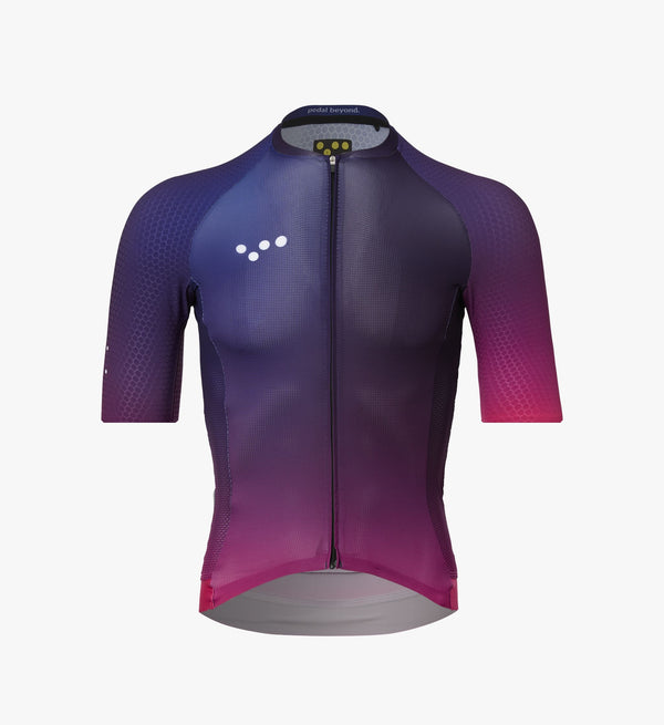 Photo of Flow State Mens Pursuit Cycling Jersey Gradient silo, best, bike, fit, day, road, sleeve, moisture wicking, form fitting