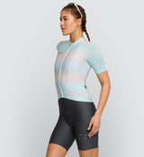 Photo of Heritage Womens Classic Cycling Jersey Seafoam side, best, bike, fit, day, road, sleeve, moisture wicking, form fitting