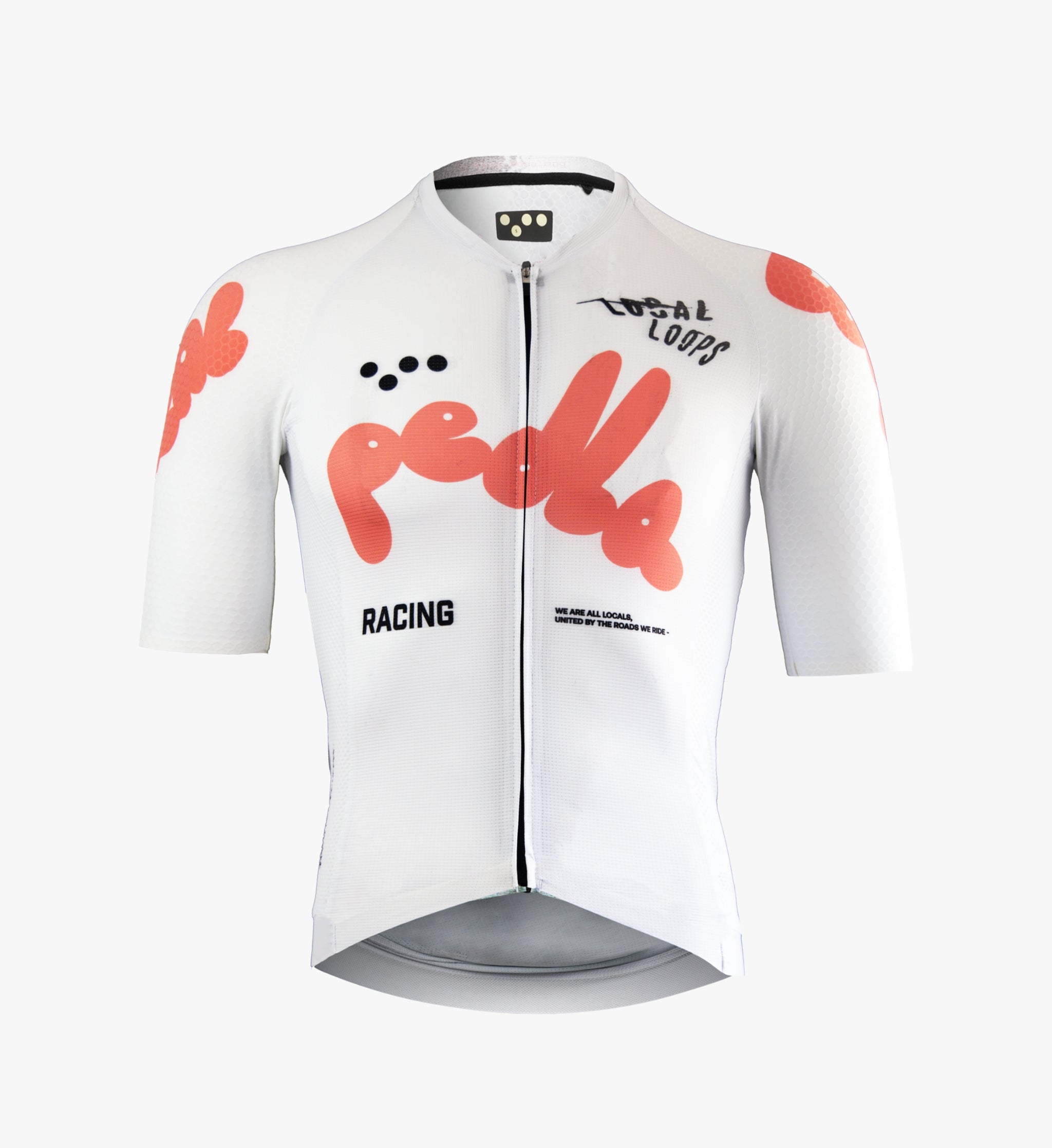 LOCAL LOOPS Pro Pursuit cycling jersey Bubble White – The Pedla