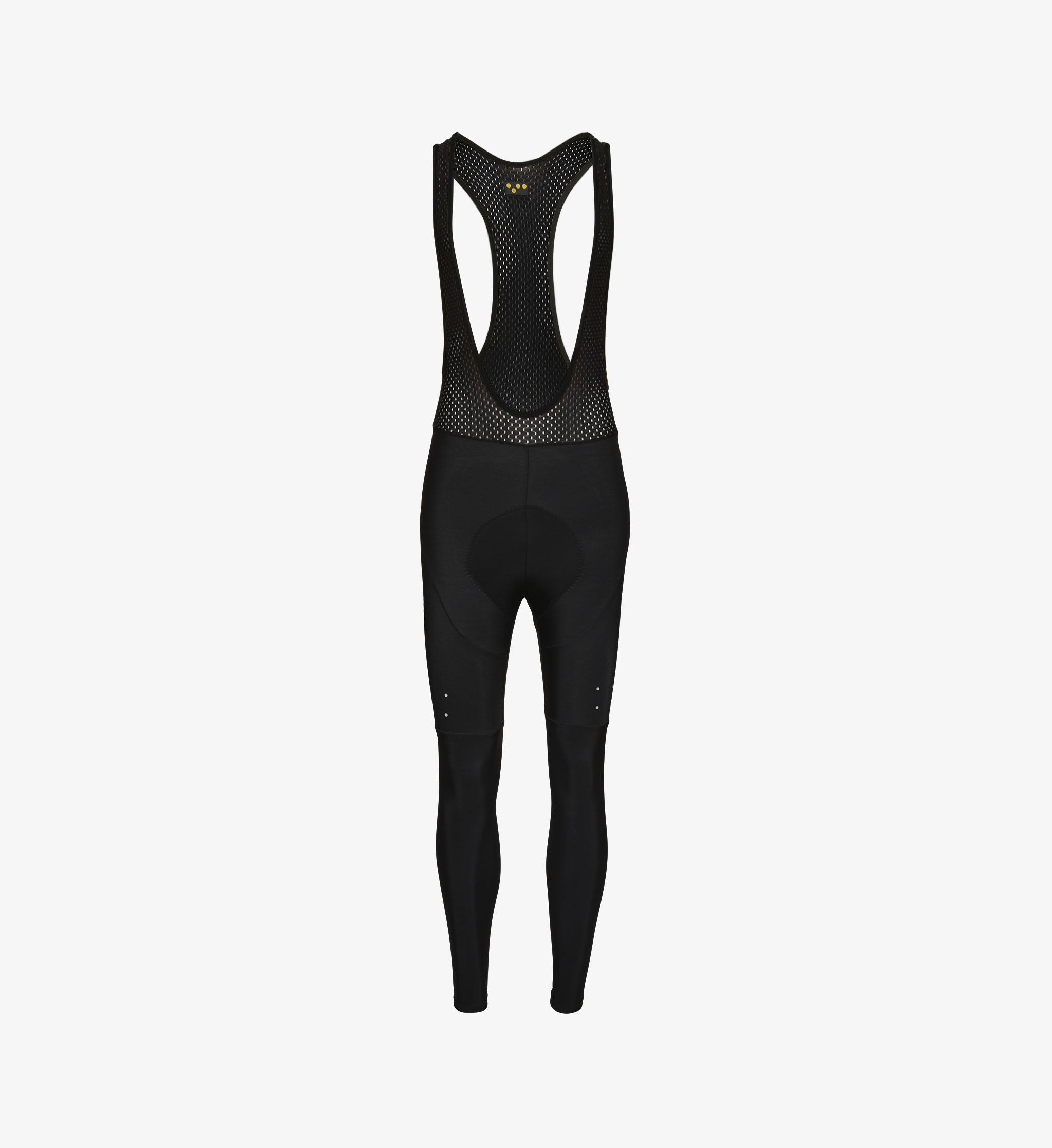 SuperFLEECE Cycling Bib Tights - Black, Italian Fabrics, Warm