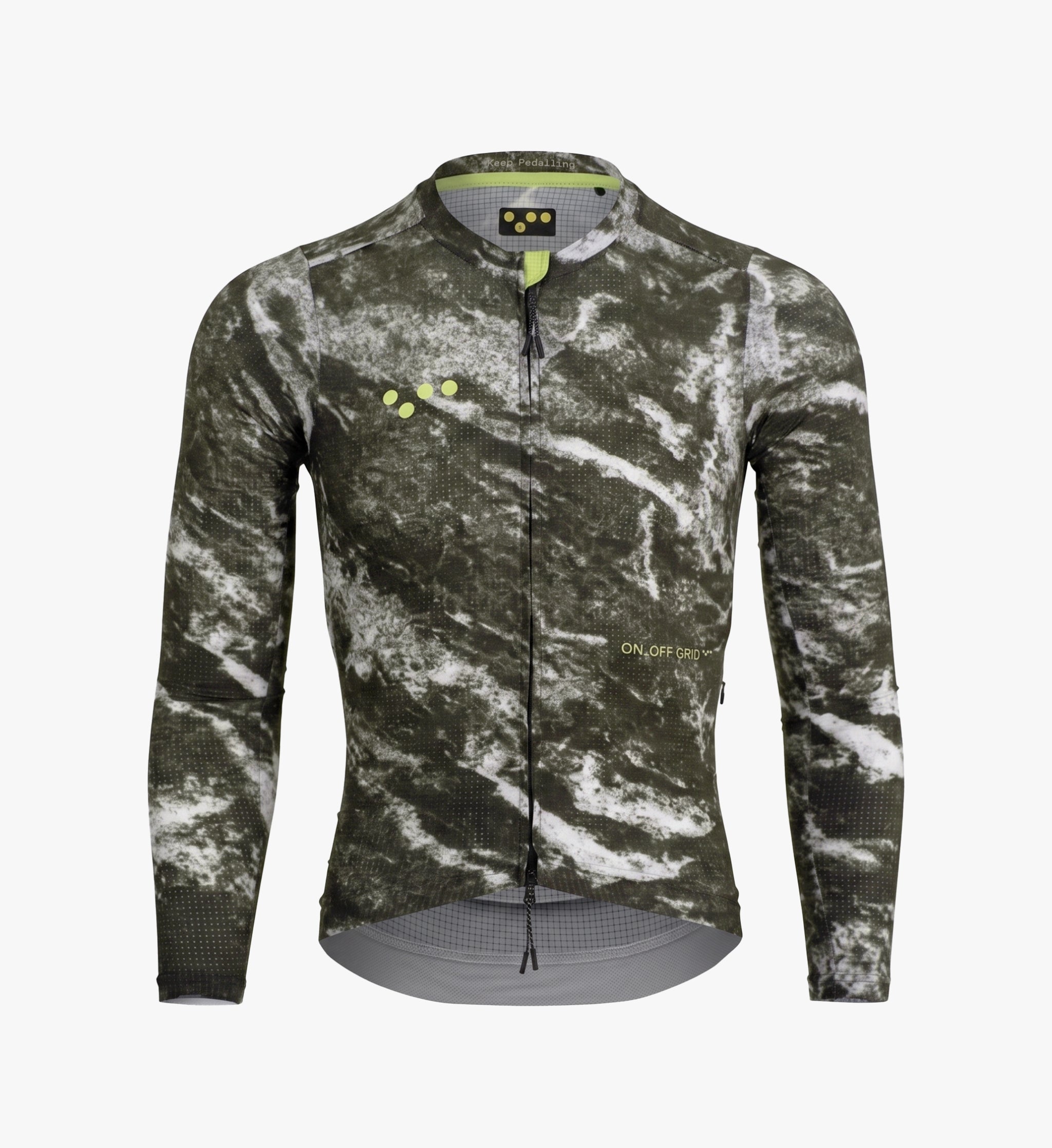ON_OFF SuperSYSTEM Long Sleeve cycling jersey - Basalt Grey