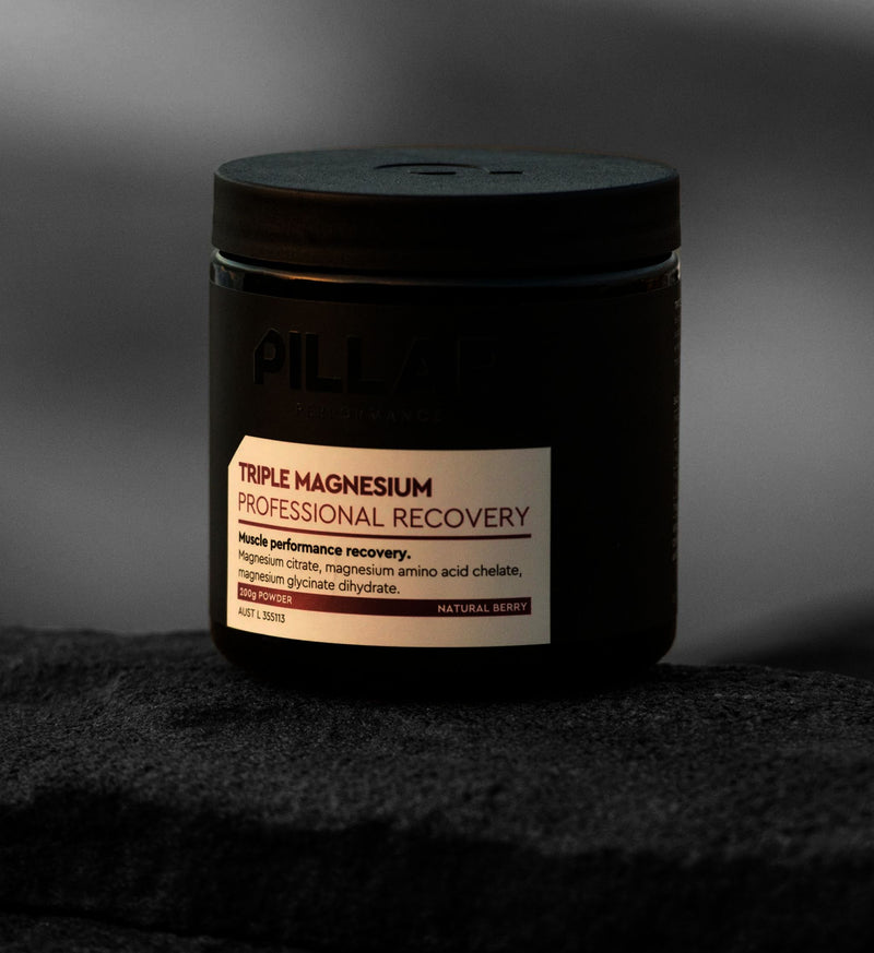 Photo of PillarPerformanceTripleMagnesiumPowderNaturalBerry200gJar 02