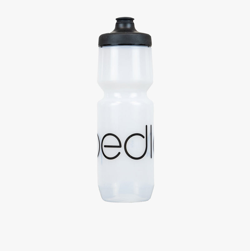 Pedla Large Core Bidon - Clear 769mL | Water Gate Cap, BPA Free, Leak Proof | Made in USA