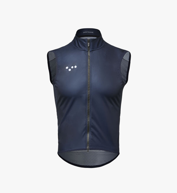 Core Men's Classic Cycling Gilet Vest - Navy, flexible, protective, lightweight, breathable, water-resistant