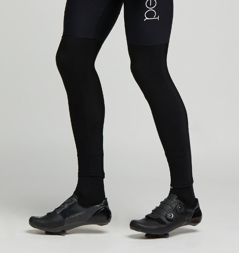 Essentials Leg Warmers - Black, winter weather kit for thermal warmth and moisture control, product alone