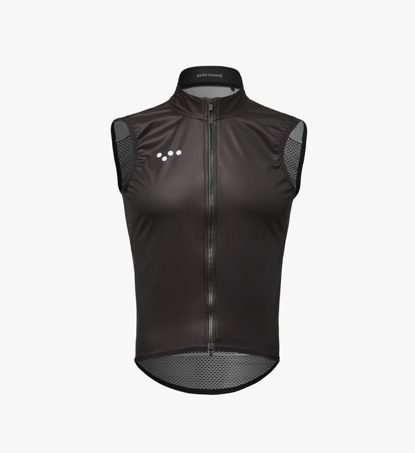 Core Men's Classic Cycling Gilet Vest - Black, flexible, protective, lightweight, breathable, water-resistant