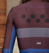 Machina Men's Classic LS Cycling Jersey - Cabernet: Improved fit, SPF 50 fabric, quick-drying, comfortable.