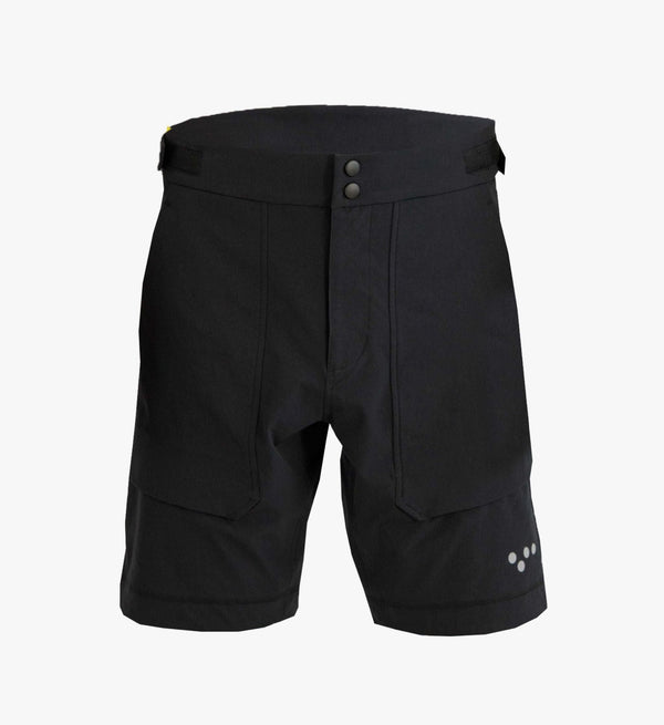 Off Grid Trekking Short - Black, durable, comfortable, versatile, perfect for all seasons, four secure zip pockets