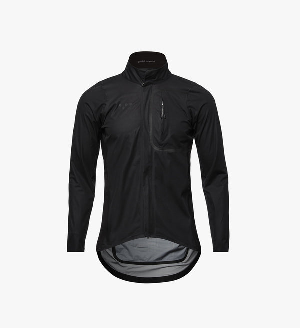 Pro Men's Deflect Cycling Jacket - Black | Wind & Rain Proof | Lightweight & Breathable | Ultimate Weather Protection