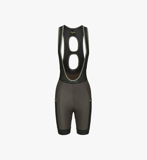 Roaming Women’s LongHaul Cycling Bib Shorts - Olive: The best bib shorts for roaming off grid.