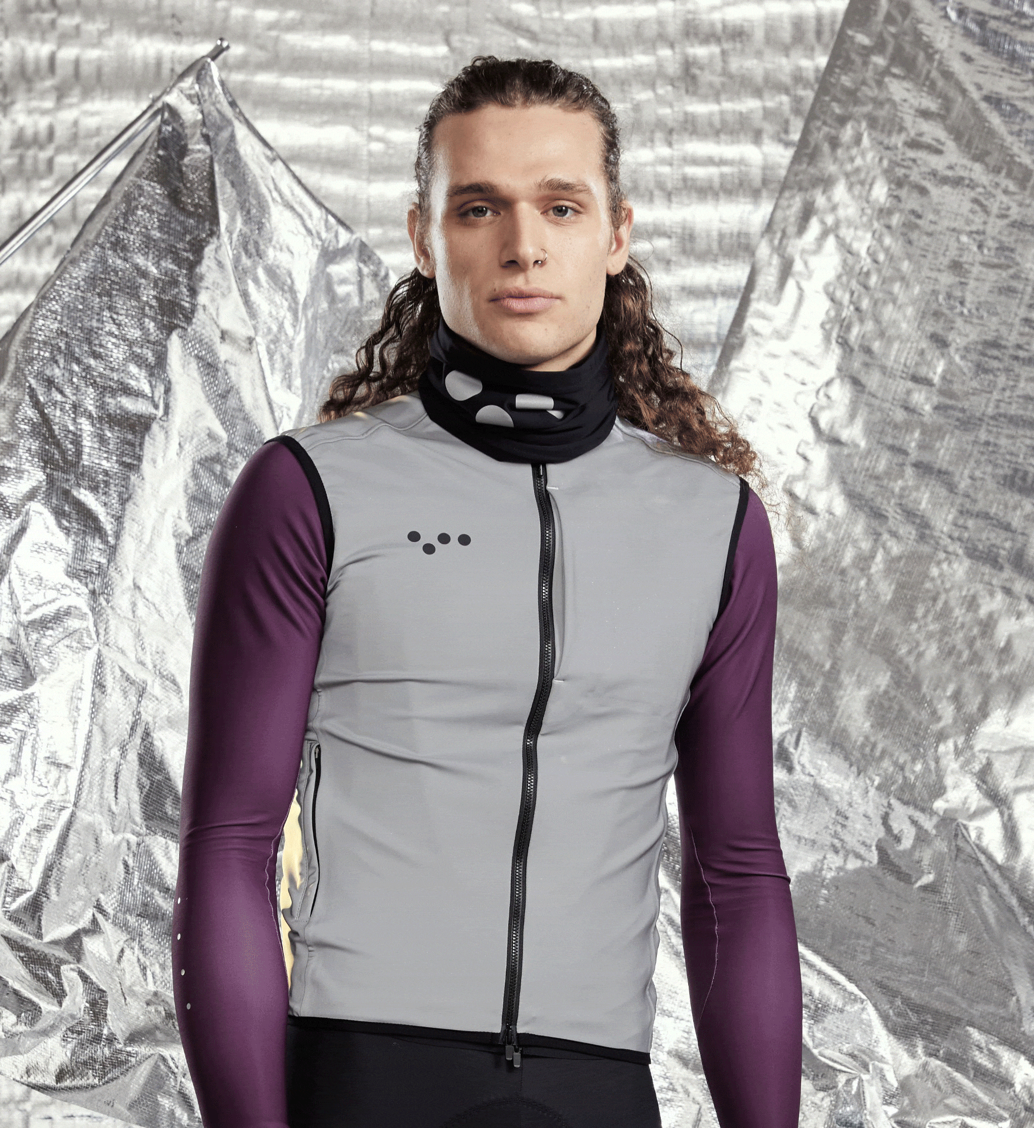 Reflective gilet cycling cheap