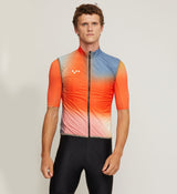 OFF GRID MicroTECH Cycling Gilet Vest - Amber, lightweight water resistant gilet for all seasons.