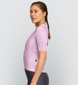 Essentials Women's Classic Cycling Jersey - Fondant, improved fit, SPF 50 fabric, quick drying, four-way stretch.