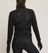 Pro Women's Deflect Cycling Jacket - Black: Ultimate weather protection and performance for cyclists.
