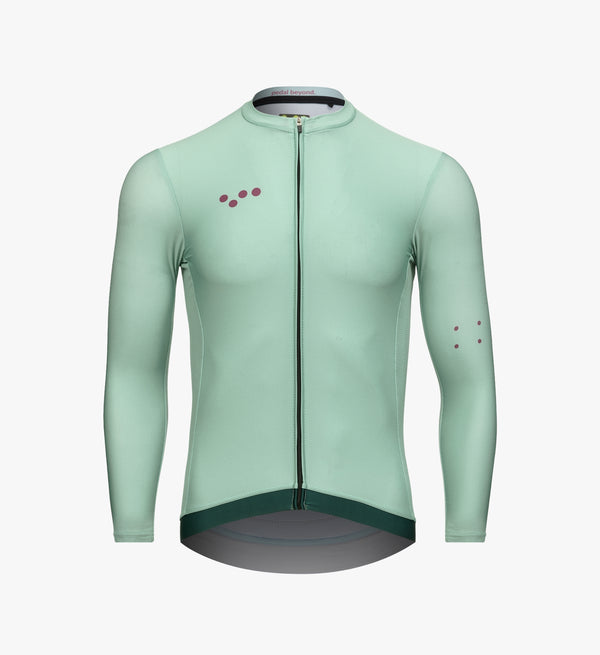 Men's Patina Long Sleeve Cycling Jersey - Versatile and Breathable