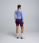 Back view of Women's Classic Jacket in Galactic Lilac – secure rear zip pocket that doubles as pack pouch for easy storage