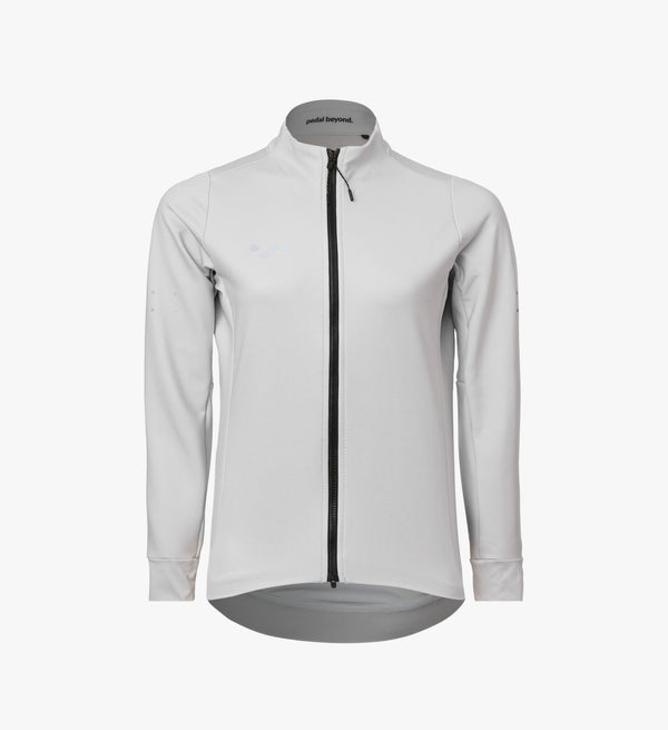 Chalk Women's Thermal Cycling Jacket: Windproof and water-resistant eVent® Shield fabric for cold weather rides