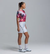 Pedla Colour Wheel Women's Classic Jersey Motion Pink - Designed as your go-to cycling jersey for any ride, the Classic Cycling Jersey combines performance, comfort, and style in one essential piece. Whether you're riding long distances or enjoying a casual bike ride, this jersey offers a perfect fit and reliable performance in all conditions.