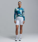Pedla Colour Wheel Women's Classic Long Sleeve Jersey Motion Teal - Designed as your go-to long sleeve cycling jersey for any ride, the Long Sleeve Classic Cycling Jersey combines performance, comfort, and style in one versatile piece.