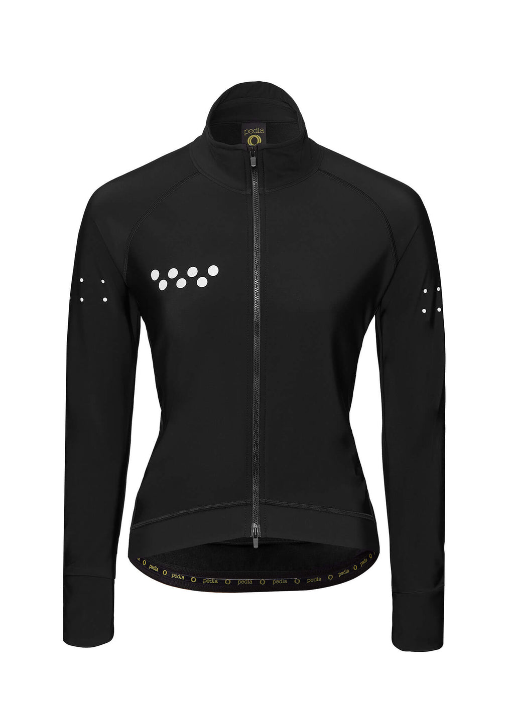 Roubaix Women's Cycling Jacket - Lightweight Winter Black Fleece