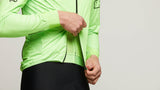 Bold MicroTECH Cycling Jacket - Neon Mint, lightweight, water resistant, transeasonal layer, eVent® fabric, reflective detailing