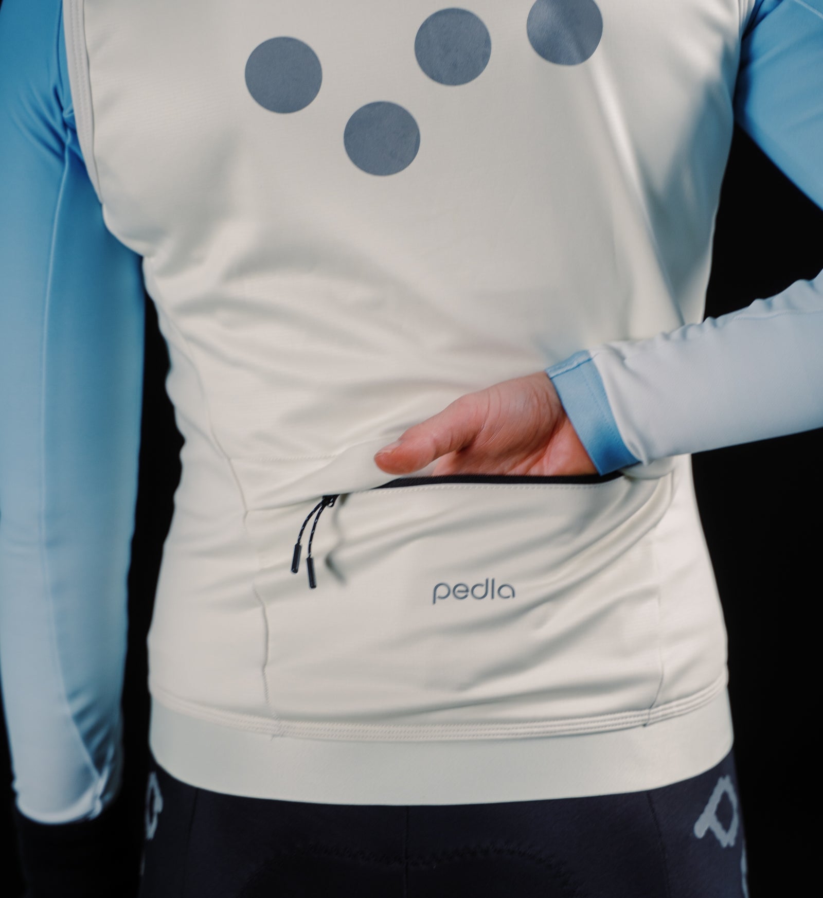 Women's Thermal cycling gilet Porcelain white windproof – The Pedla