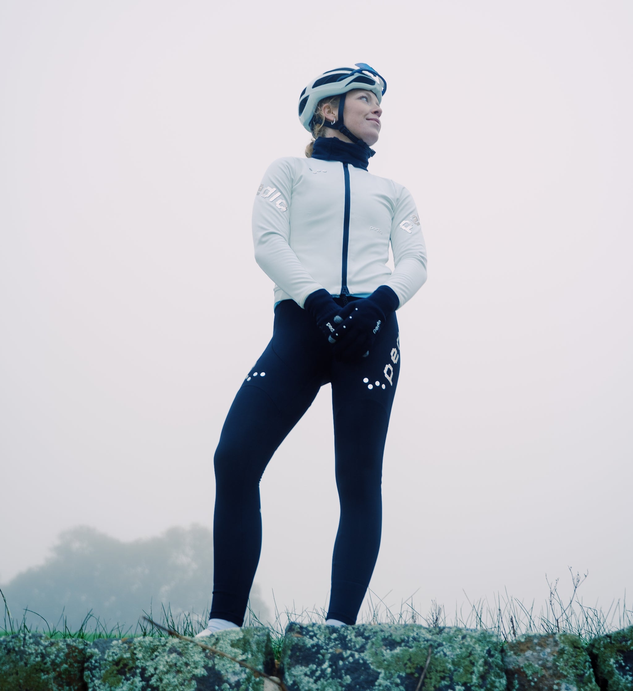 Dots Women's Thermal cycling jacket Porcelain white – The Pedla