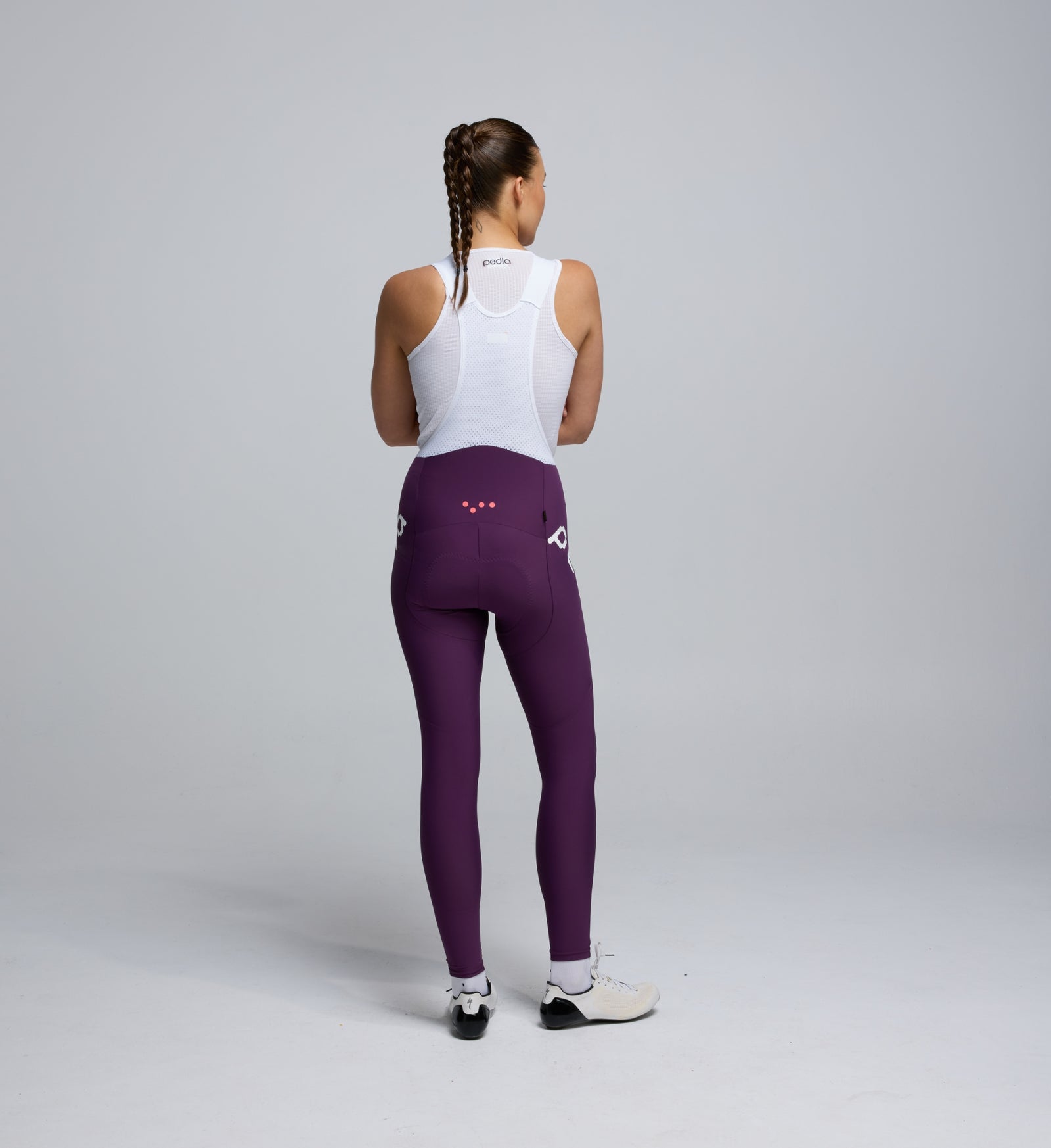 Dots / Women's SuperFit 2.0 Cycling Bib Tight - Aubergine