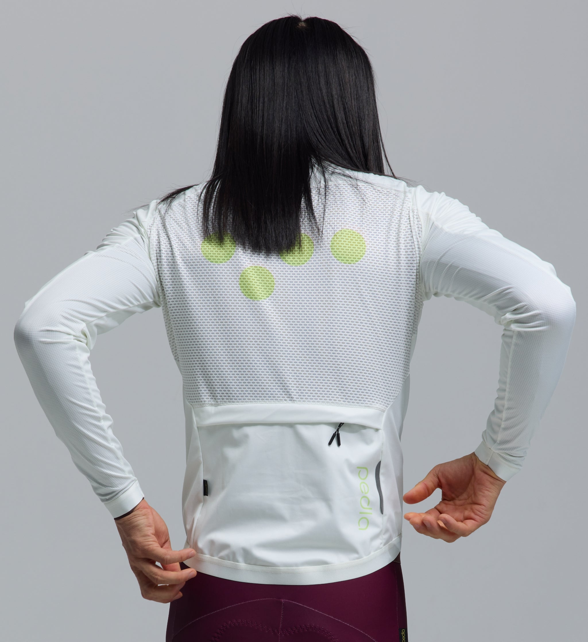 Essentials Men's Classic cycling jacket Porcelain white