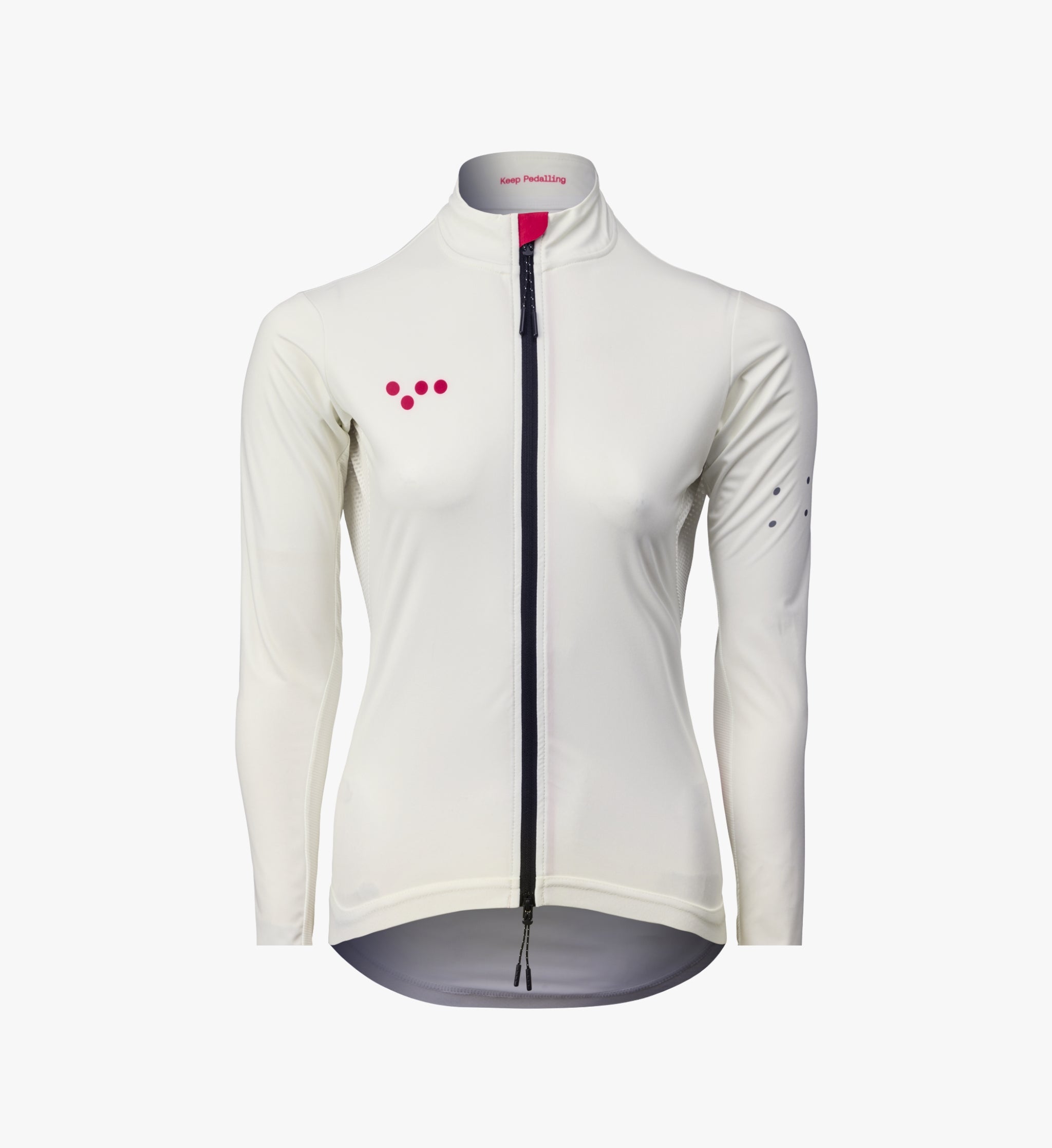 Essentials Women's Classic cycling jacket Porcelain white