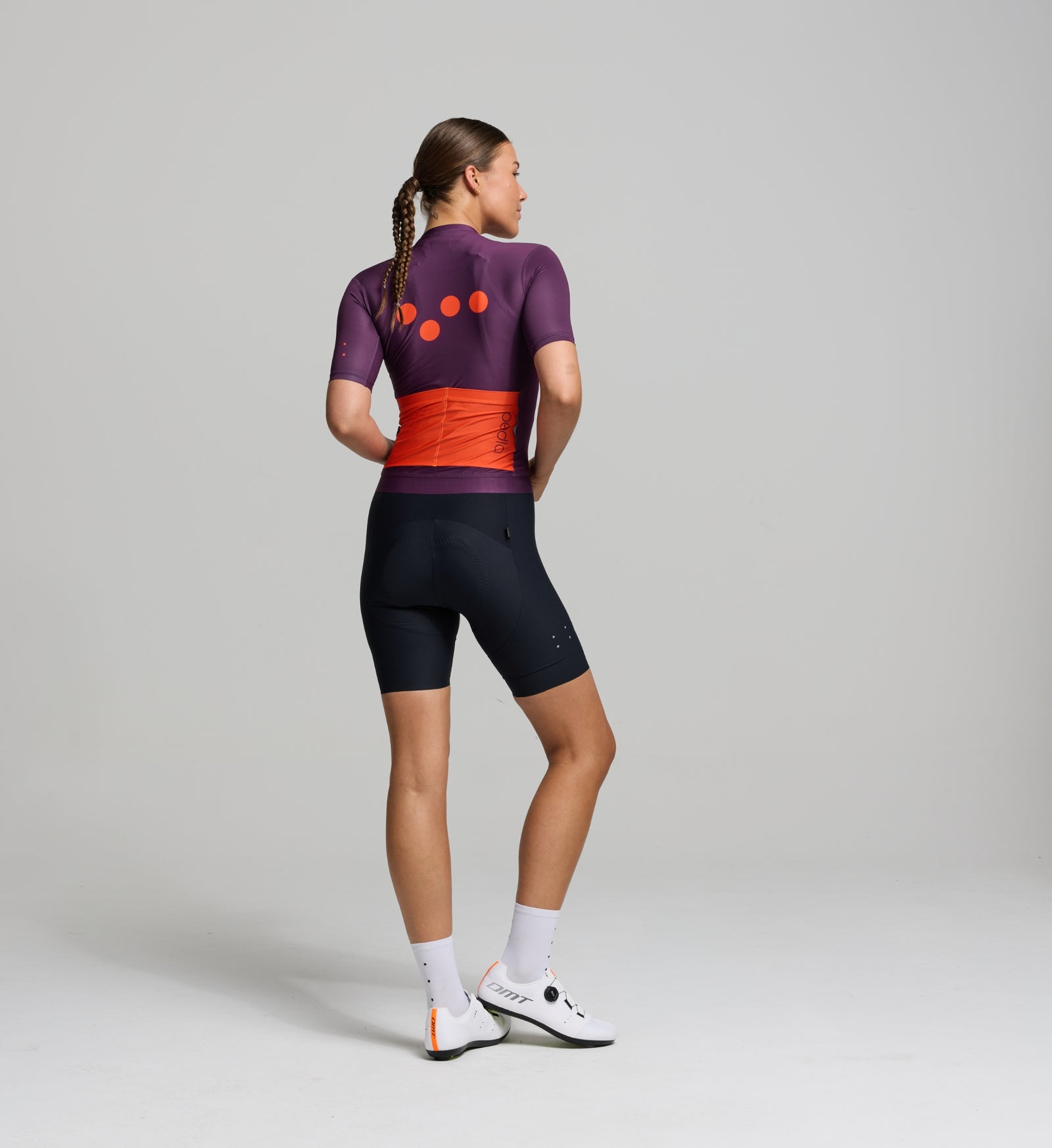 pedla サイクルジャージ Women's Classic Jersey Women's Classic Cycling Jersey – Aubergine | SPF 50 | Pedla