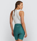 Back view showcasing the fit and reflective logos of the SuperFIT 2.0 Cycling Bib Shorts for enhanced safety