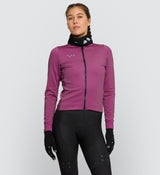 Essentials Women's Thermal Jacket in Mulberry, perfect for winters, windproof and waterproof for rainy weather