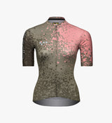 LOOPS Women's LUXE Cycling Jersey - Sandstone, versatile performer, secure comfort, fitted finish