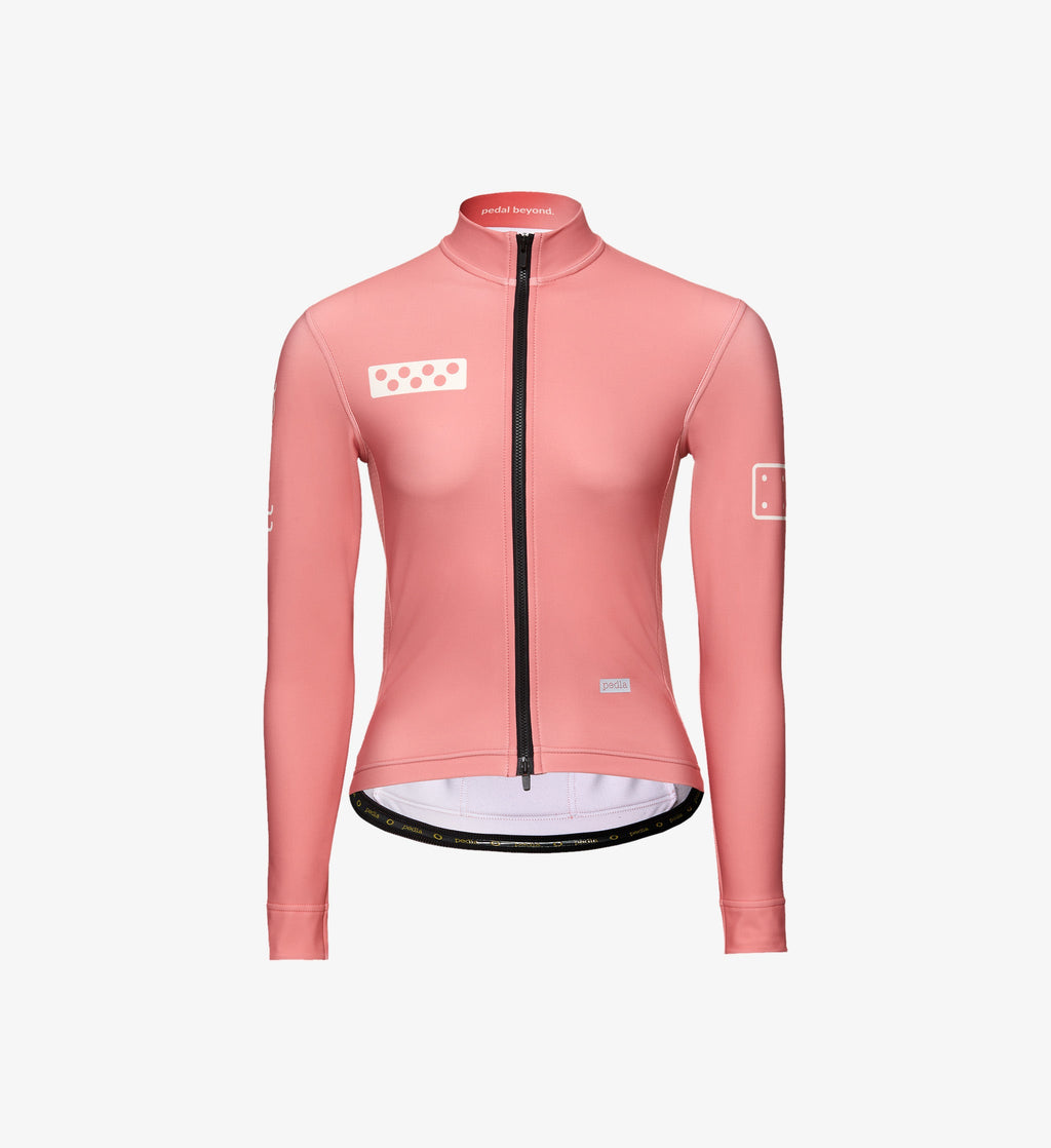 Women's ChillBLOCK Cycling Jacket - Essential Pink Winter Gear