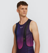 Photo of Flow State Mens Air Cycling Base Layer Plum side, temperature, layers, moisture wicking, cooling, kit, best