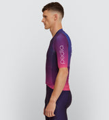 Photo of Flow State Mens Pursuit Cycling Jersey Gradient side, best, bike, fit, day, road, sleeve, moisture wicking, form fitting