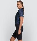Core Women's Classic Cycling Jersey - Navy | LunaLUXE fit, SPF 50 fabric, quick-drying, four-way stretch