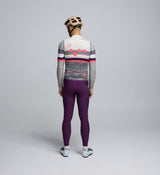 Rear view of the RideKnit cycling gilet – three reinforced pockets and mesh back panel for airflow and utility