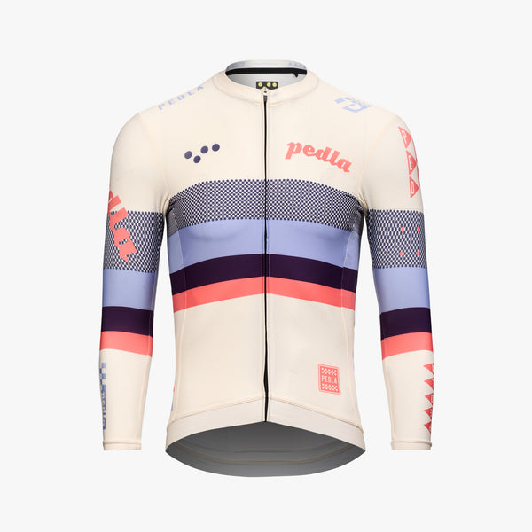 Heritage / Men's Long Sleeve Cycling Jersey – Bianca – The Pedla