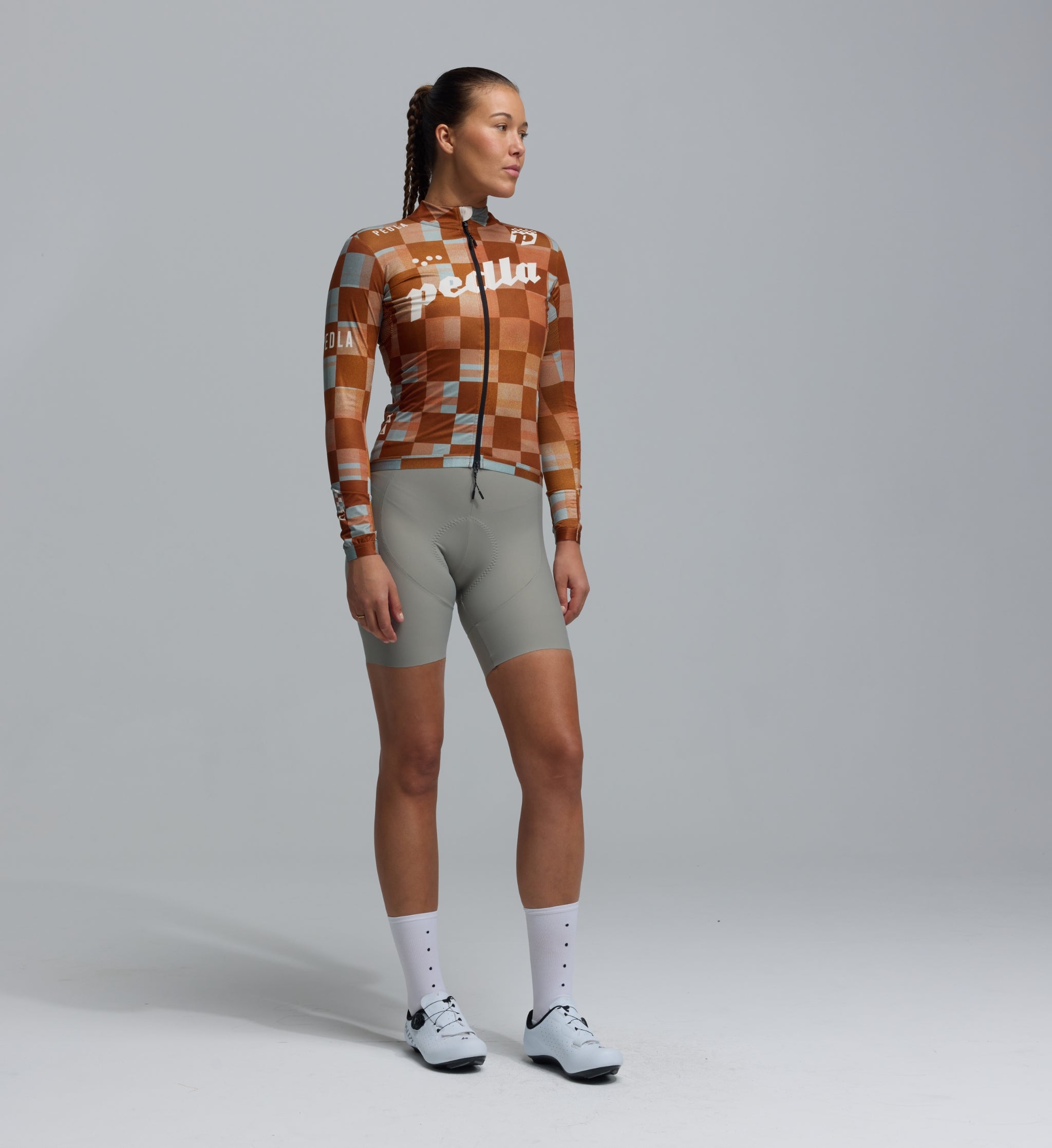 Heritage Women's Classic cycling jacket Amber Orange – The Pedla
