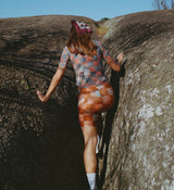 Heritage / Women's SuperFIT 2.0 Bib Short - Checkers Amber